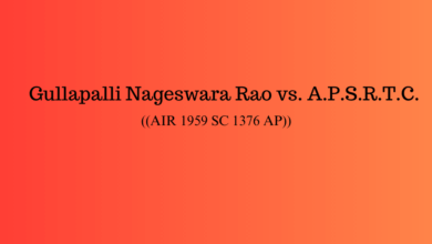 Photo of Gullapalli Nageswara Rao vs. A.P.S.R.T.C. (AIR 1959 SC 1376 AP)